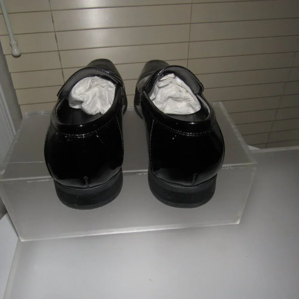 Calvin Klein Bernard Black Patent Loafers | Formal Slip-On Dress Shoes Size 9M